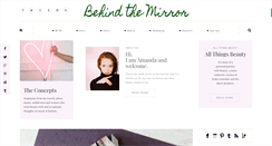 Desktop Screenshot of behindthemirrorbeauty.com